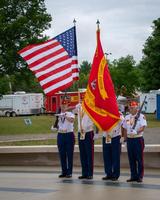 The Marine Corp League has provided the Color Guard, Rifle Squad,and bugler for most of our tollings the last 13 years. Semper Fi