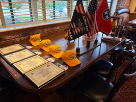Set up for meeting and ceremony